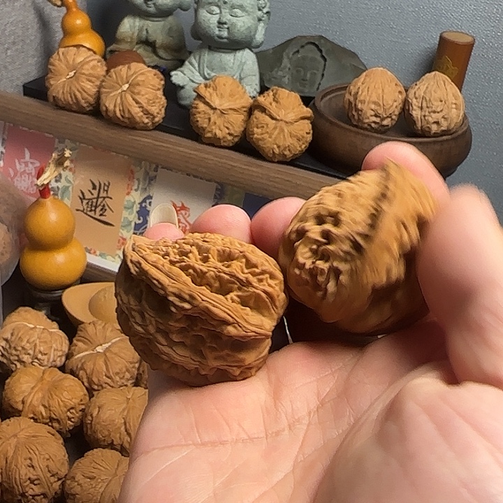 文玩核桃吊坠39虎头蛇全品