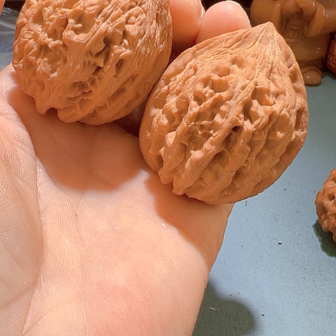 文玩核桃把件大沽石40