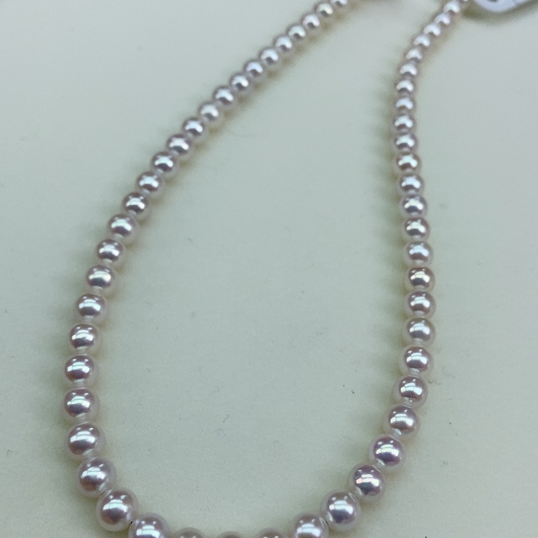 淡水珍珠5/5.5正圆极强天女光媲美海水毕业银S925镶嵌