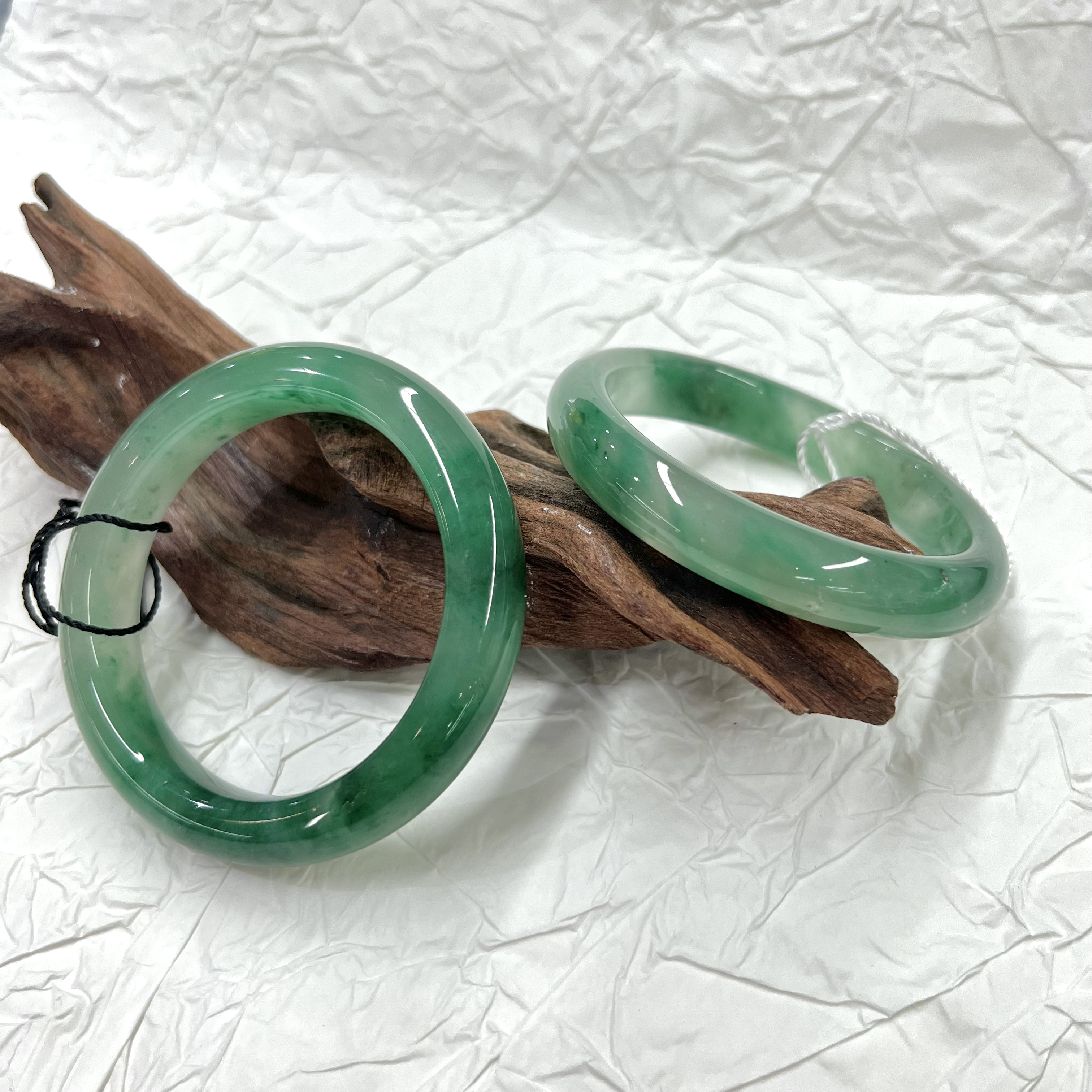 【小宝珠宝】19 S100628-非洲翠手镯—多样性发一件-10x7mm