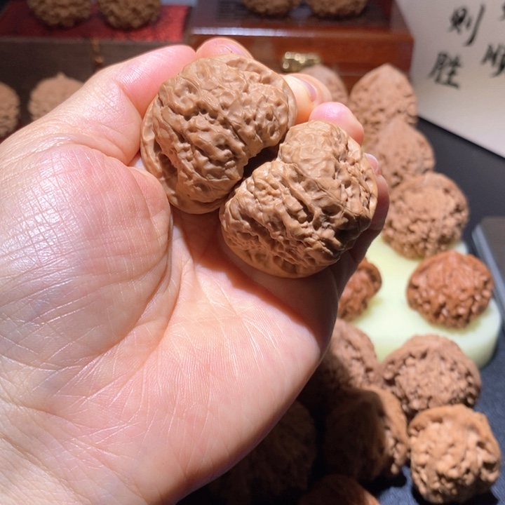 文玩核桃吊坠蛤么头40