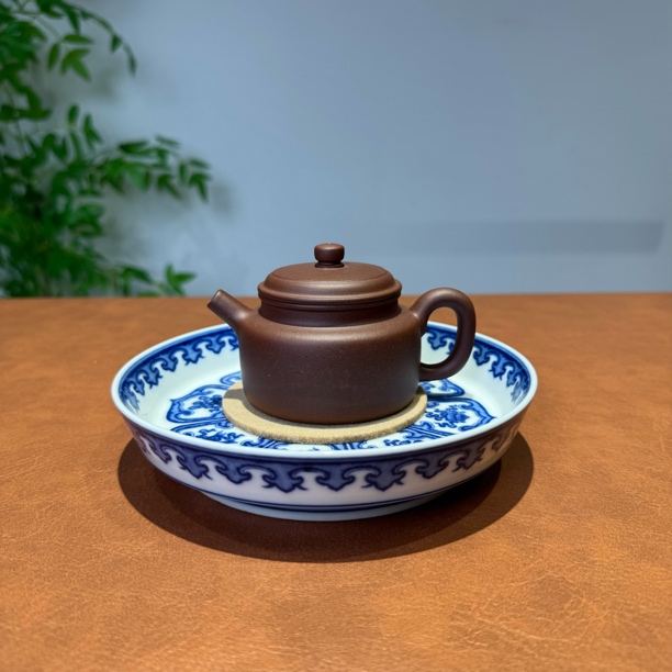 【德钟】原矿五号井紫泥140cc精工半手紫砂壶