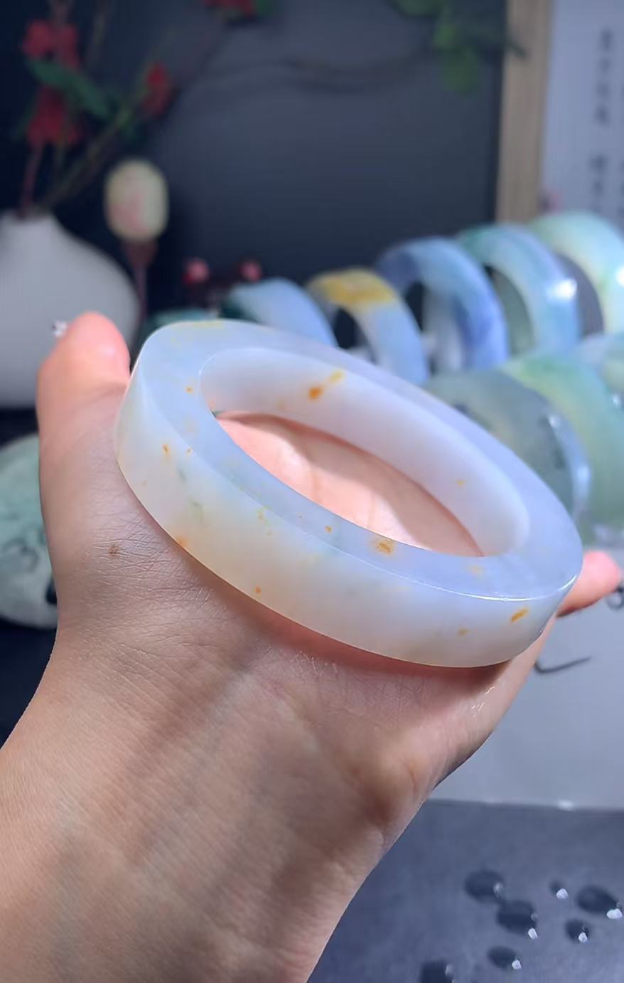 天然A货翡翠手镯