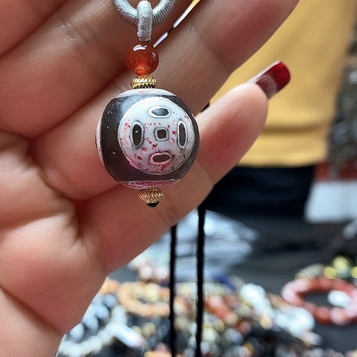 玛瑙/玉髓合金颈饰