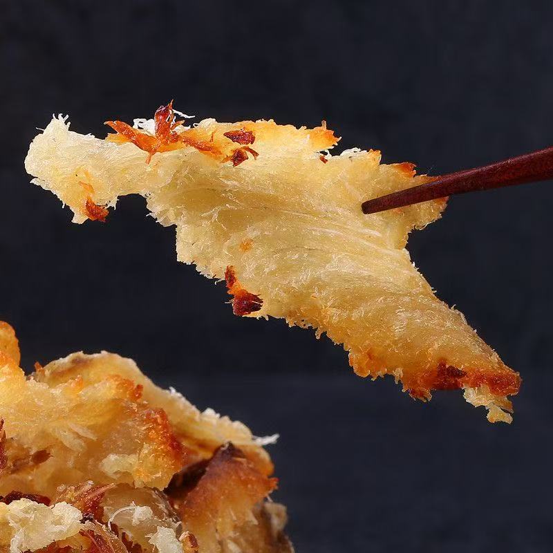 烤鱼肉山东特产即食零食海味鳕鱼鱼干丝香甜鱼片鱼脯