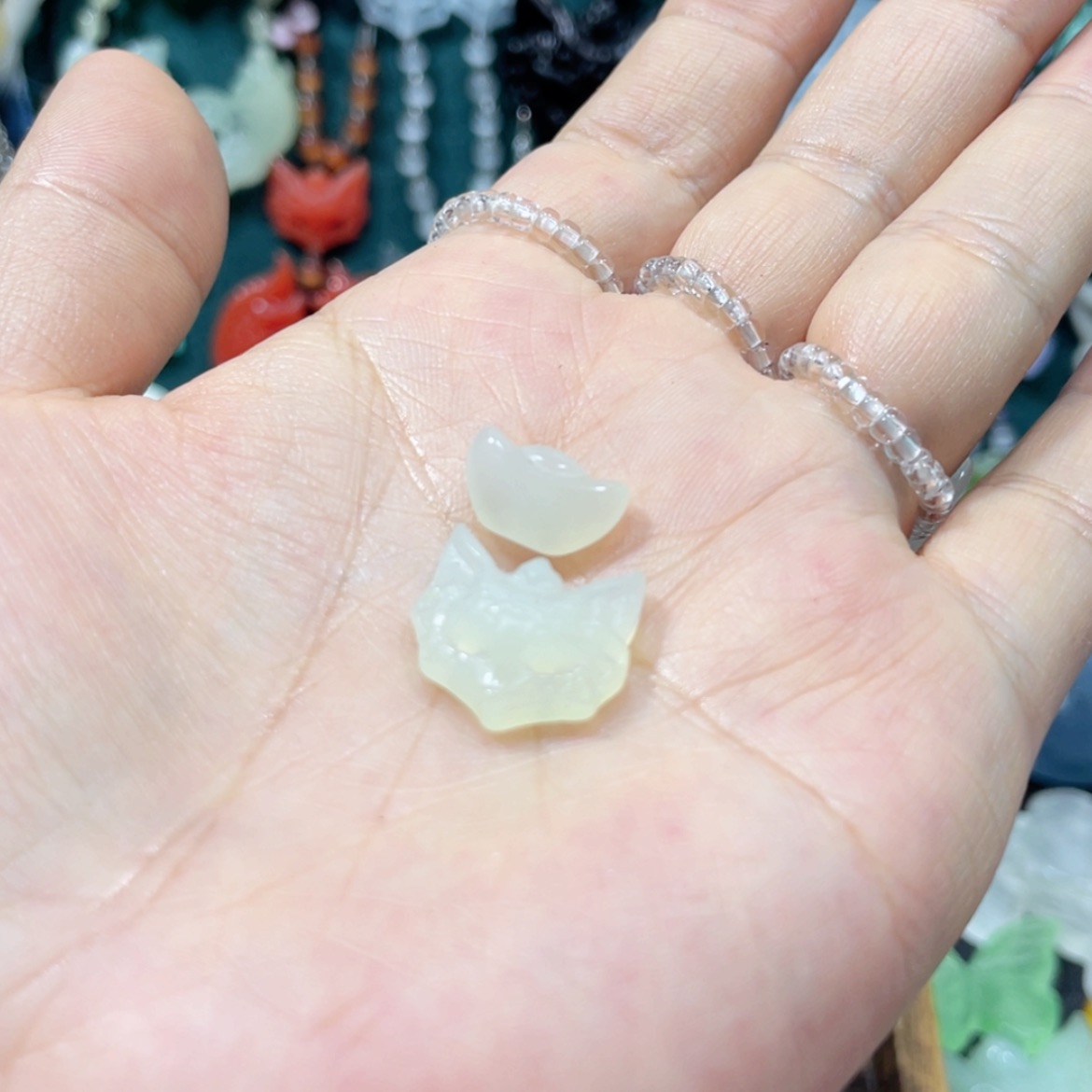 【闪购商品】未镶嵌岫玉颈饰妙*～40戒指