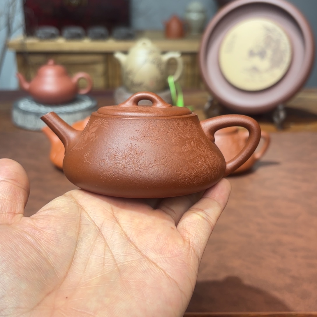 盛***年茶壶紫砂业瓢150毫升紫泥
