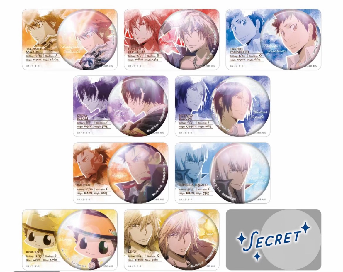 【日谷】 家庭教师  彩光闪吧唧 （下单默认代拆）