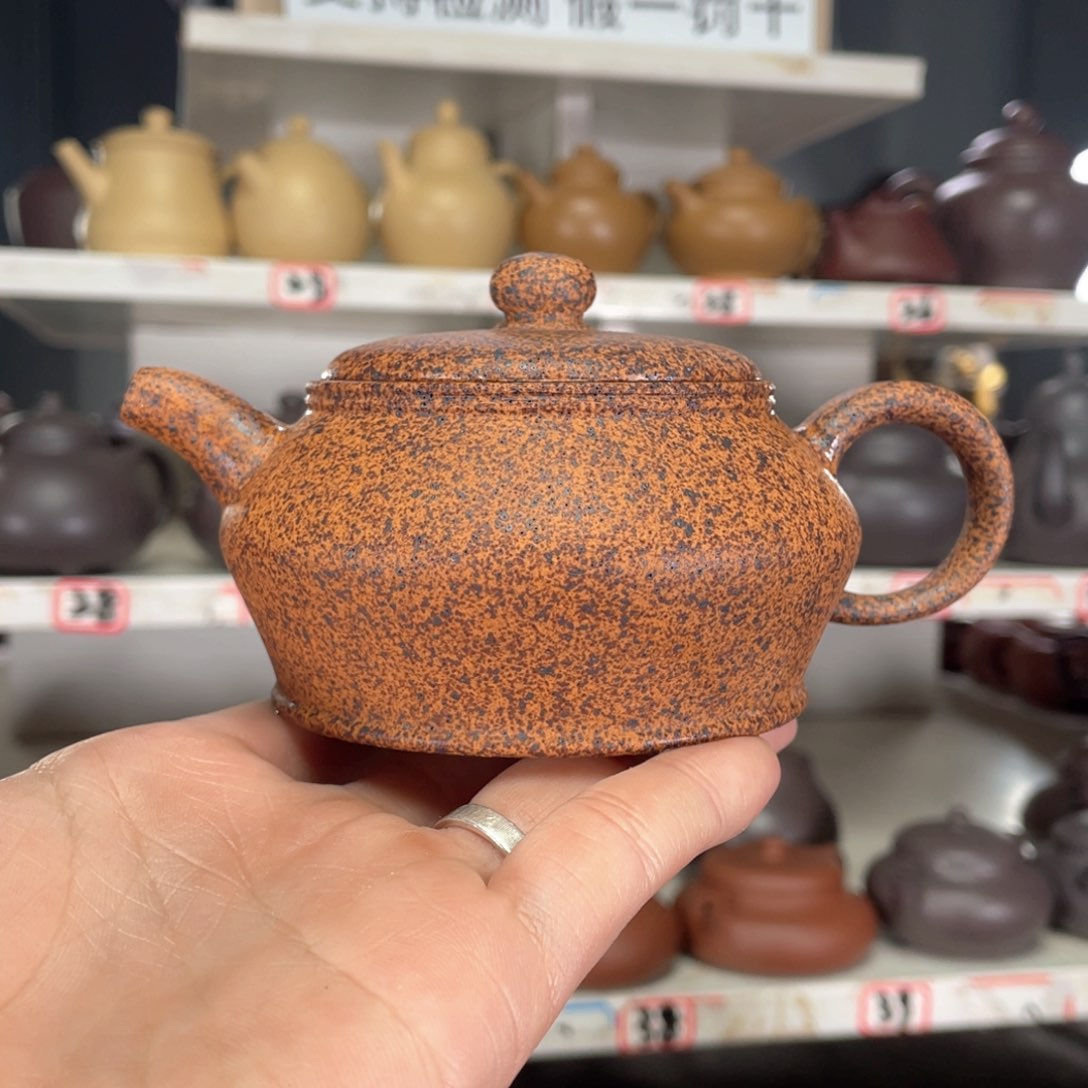 紫砂茶壶段泥高温烧半手工200毫升