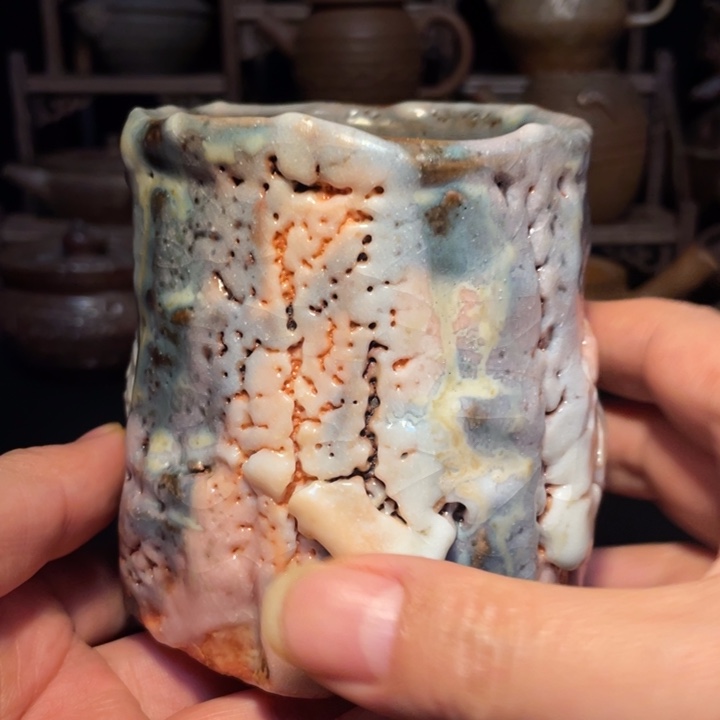 志野烧林正太郎杯子