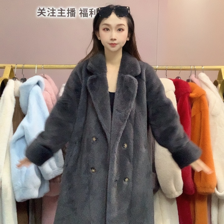 高级灰西服长款外套