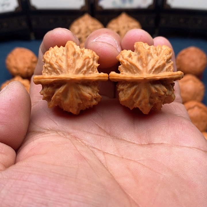 文玩核桃把件龙脊官帽