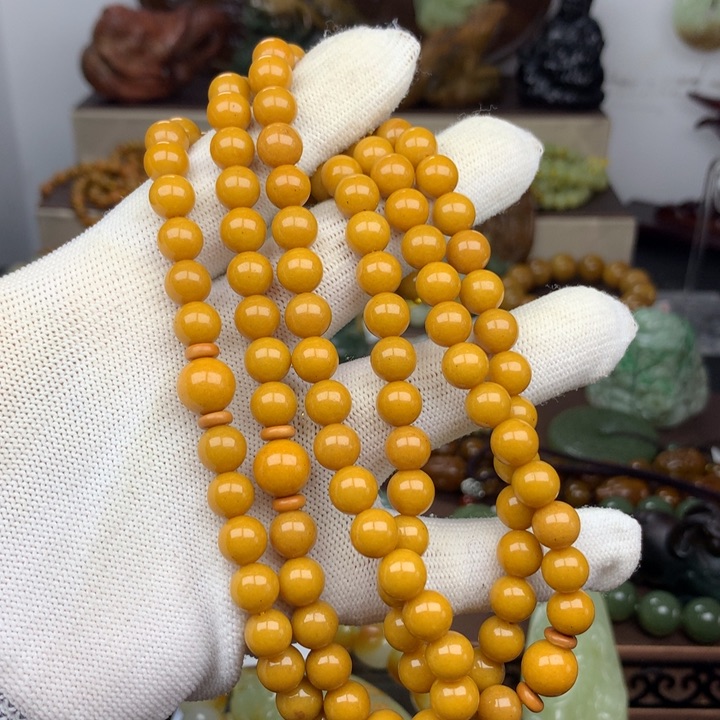 手链未镶嵌岫岩河磨玉（透闪石质玉）