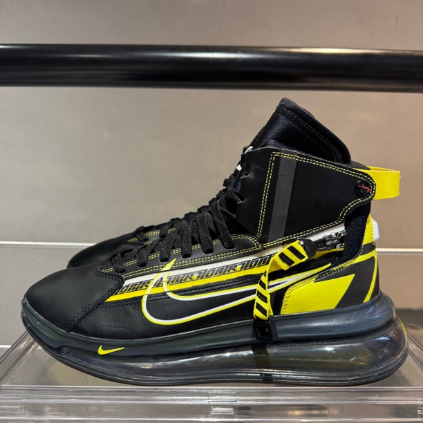 95新 MM6 44.5码 原盒 Air Max 720 高帮 休闲鞋 黑金 全明星