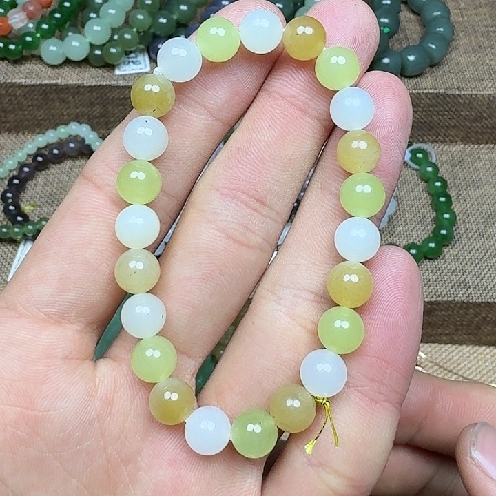 和田玉手链未镶嵌