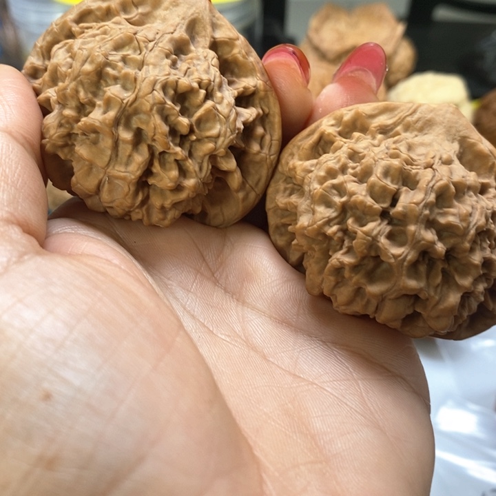 文玩核桃把件矮桩官帽