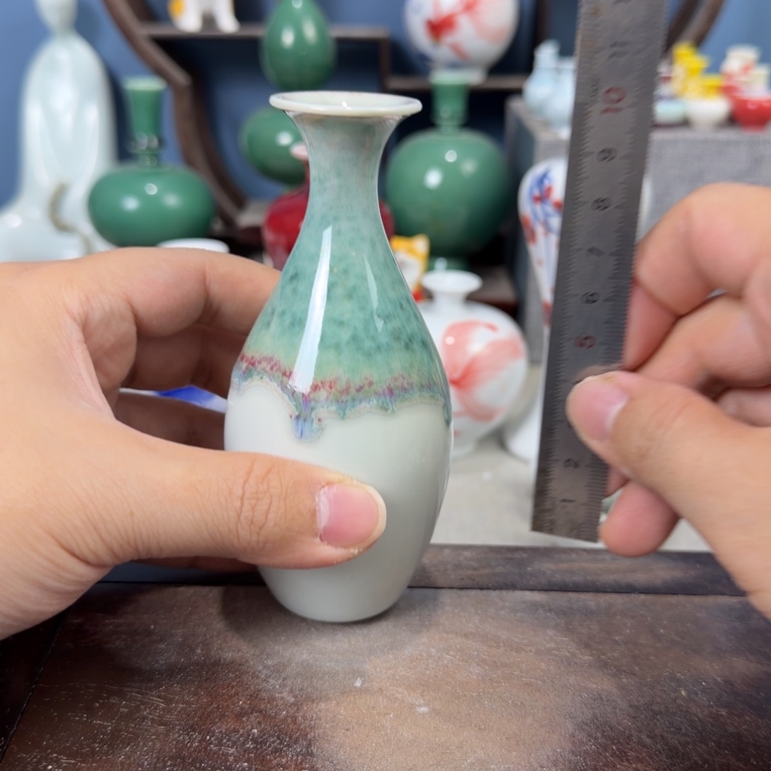 陶瓷手工小花器摆件