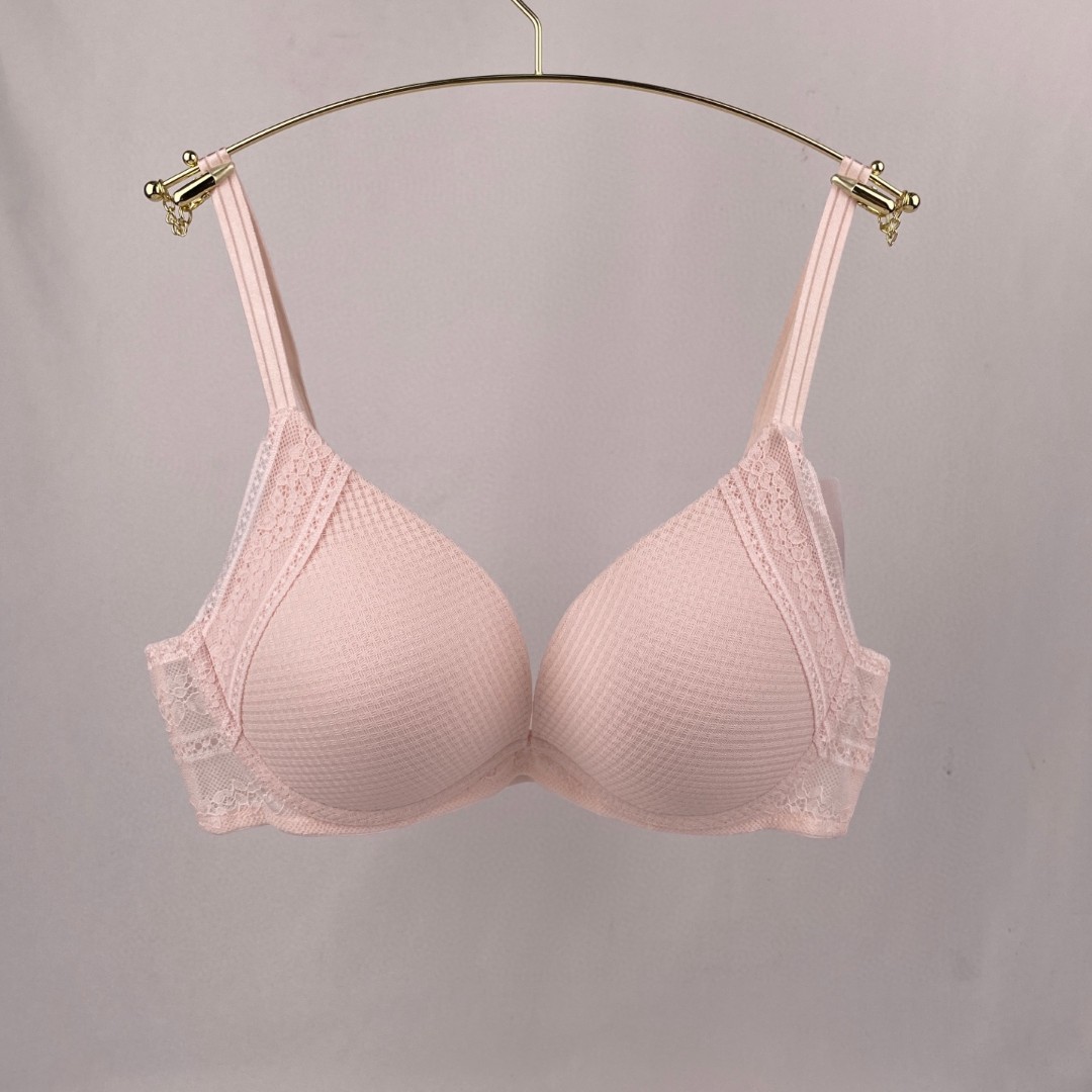 A6 黛**水盈杏花小胸聚拢美背文胸内衣11-1904 NO退换