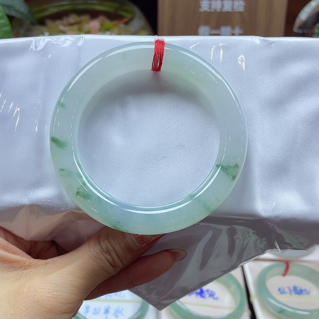 翡翠手镯未镶嵌162号链接