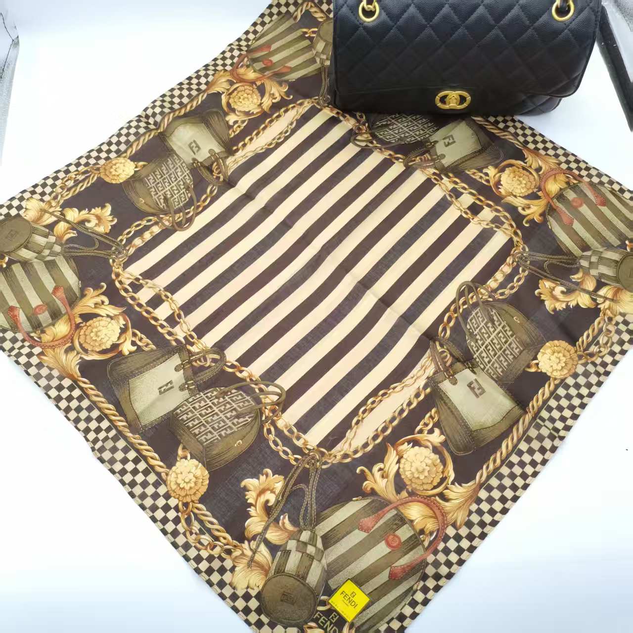 99新 FENDI/芬迪 海囤/芬迪/丝巾/xh94002