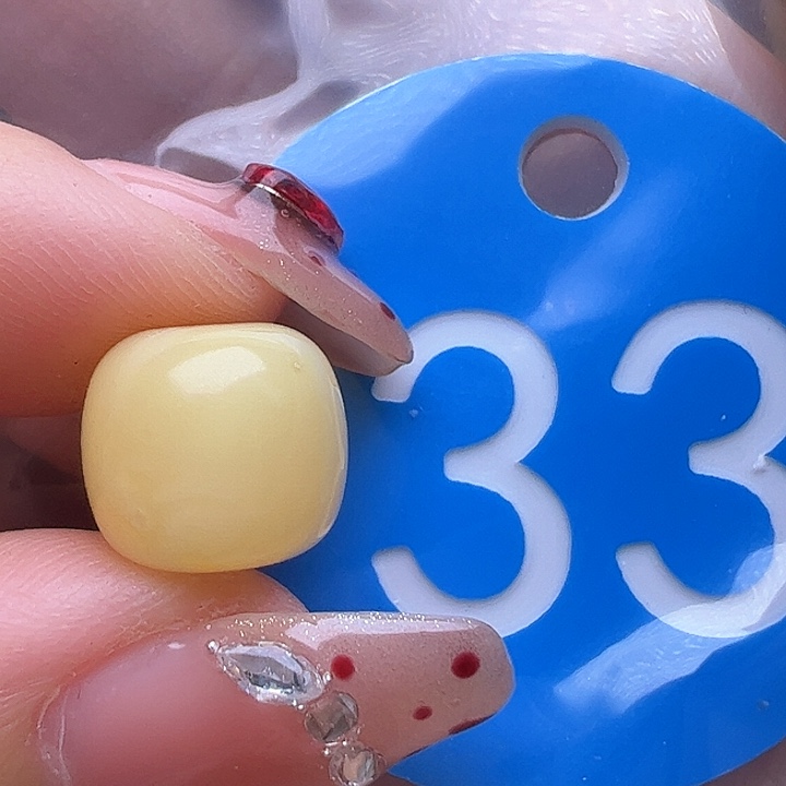 未镶嵌蜜蜡裸石微瑕 10.6mm老型