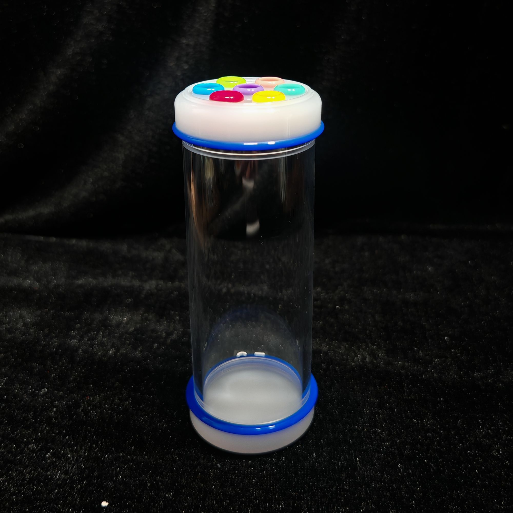 顽不尽【鸣韵-彩虹糯糯冰扎嘴筒】7孔40口径多彩眼圈扎嘴筒吉尔筒