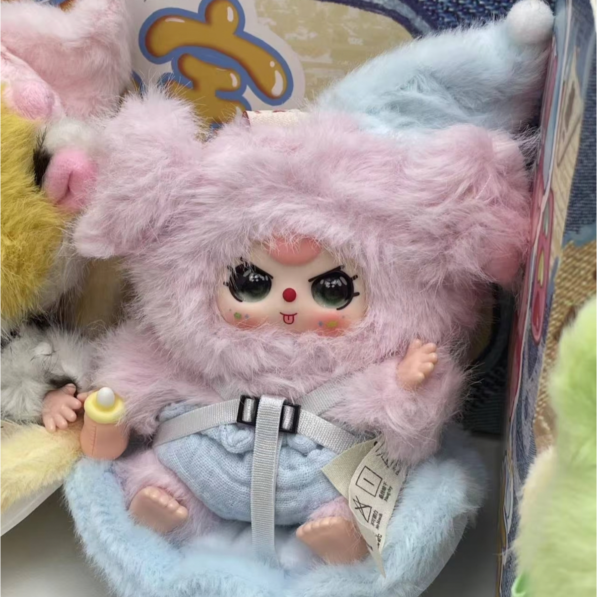 娃三岁车载宝宝可爱毛绒潮玩盲盒