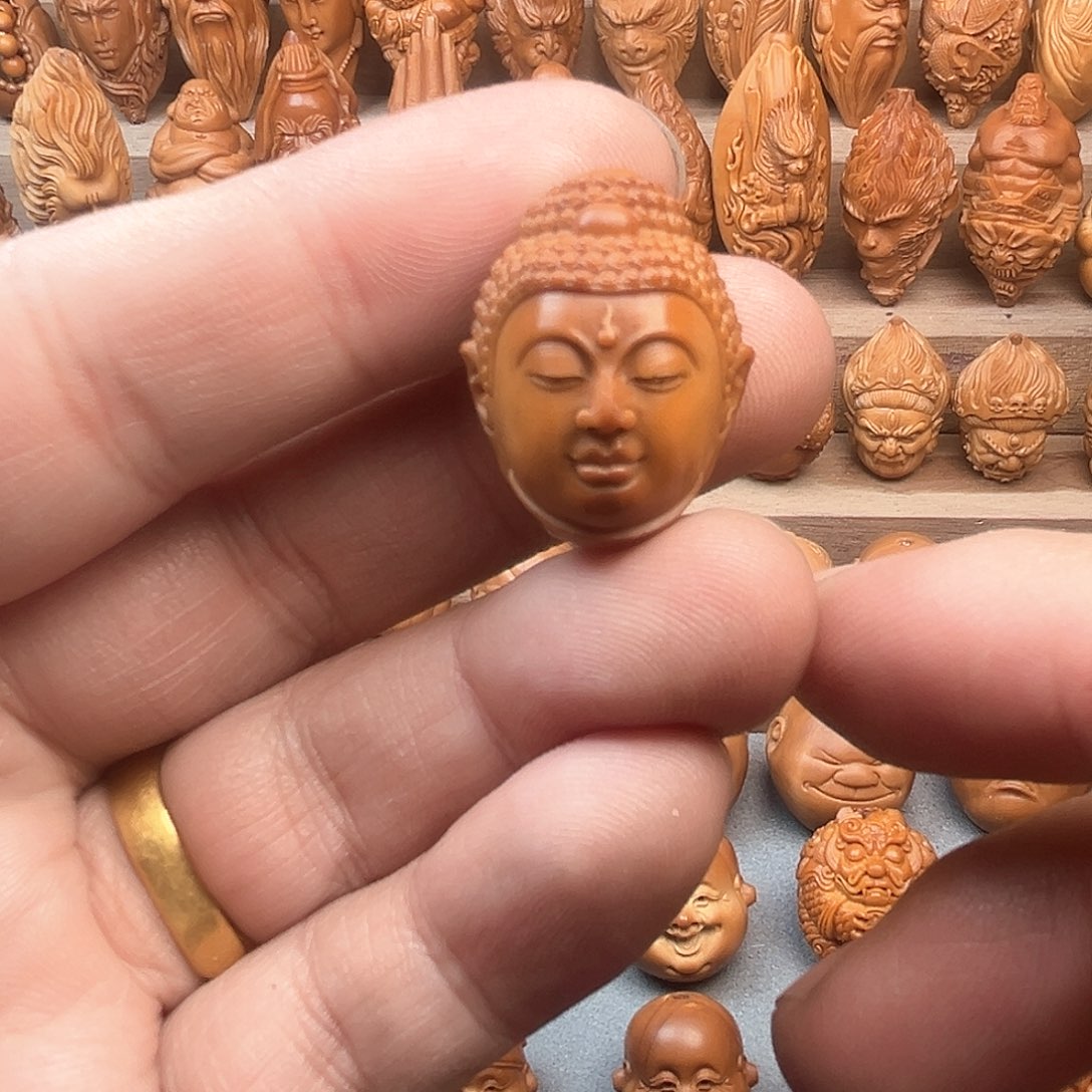 橄榄核吊坠20如来佛祖