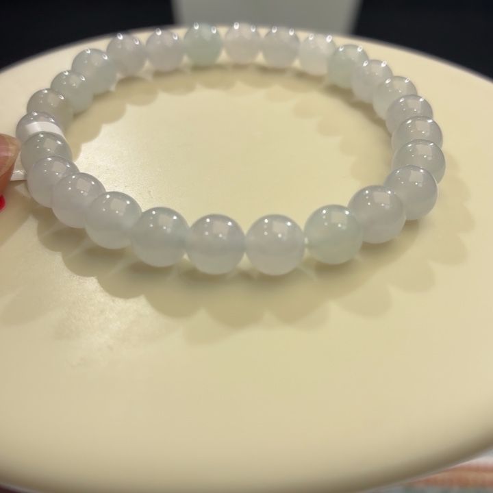 翡翠未镶嵌手链卡7.2