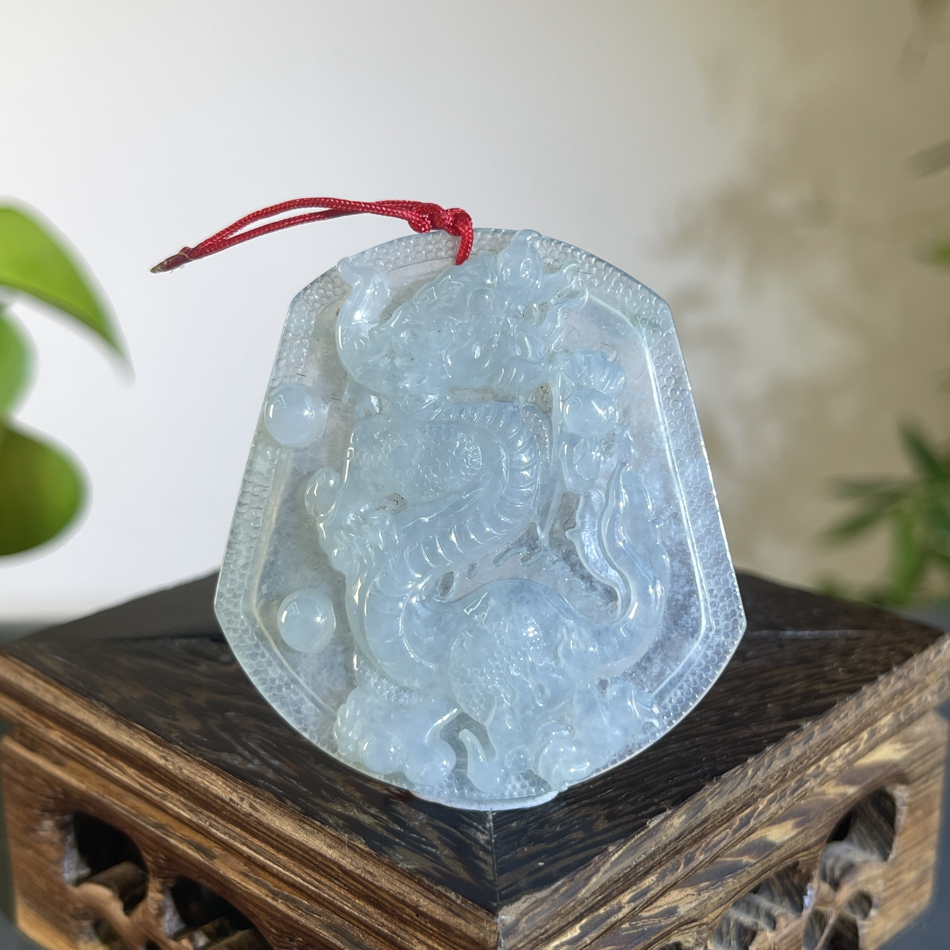 JTB10-79 天然翡翠缅甸A货 龙牌