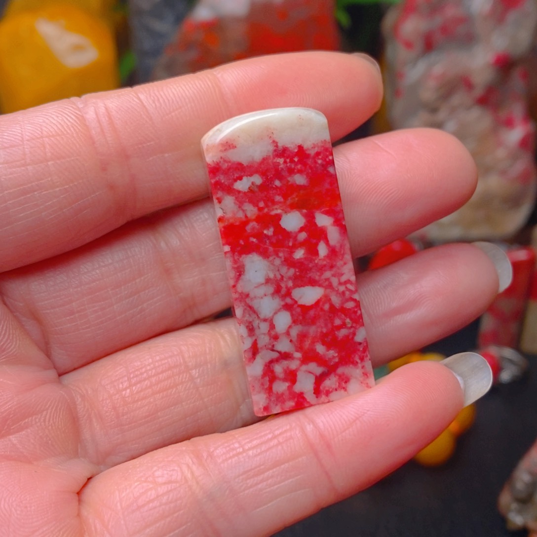 鸡血石鸡血石印章