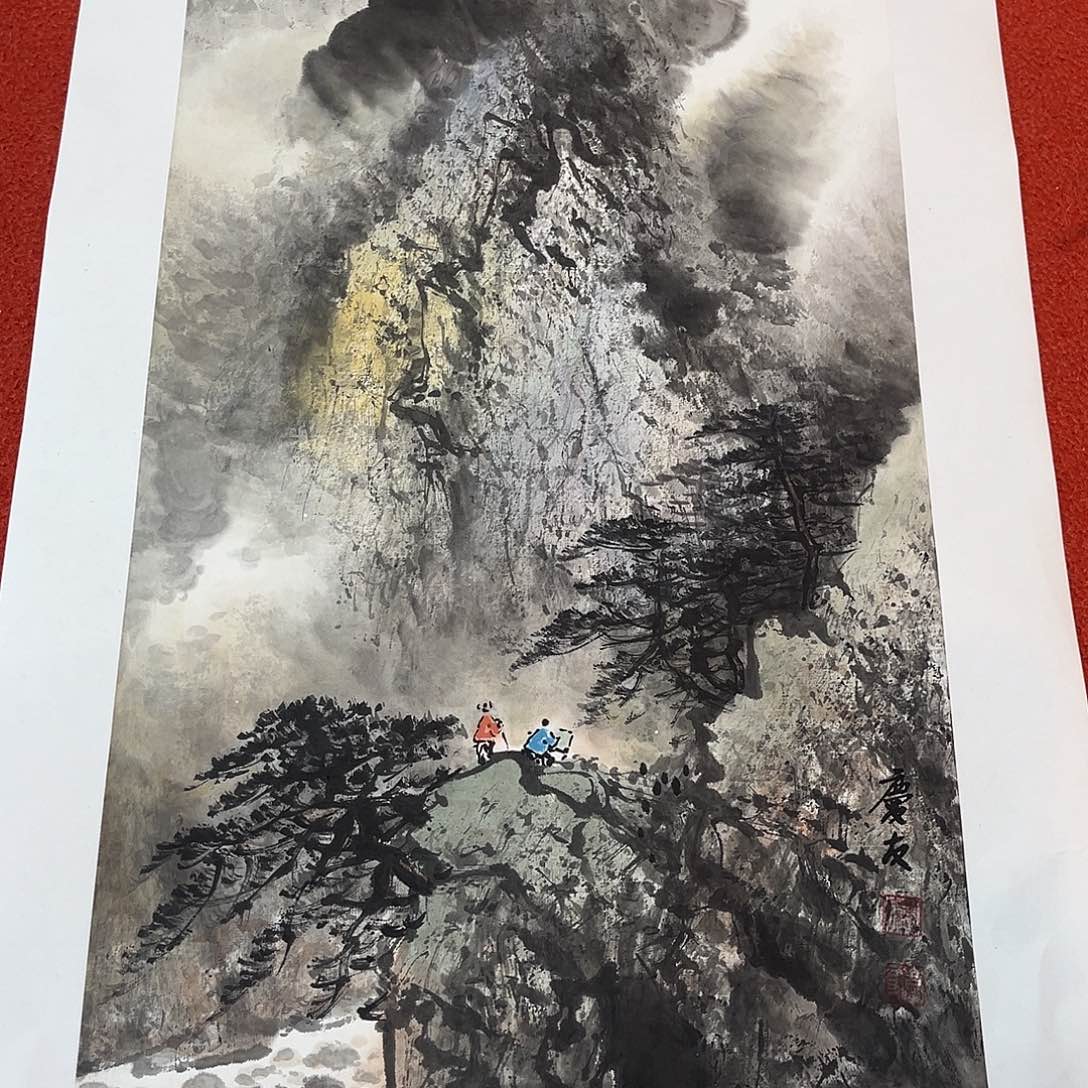 国画手绘国画作品