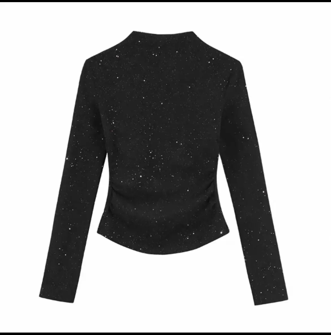 （陶总福利）显瘦亮片掐腰T  10