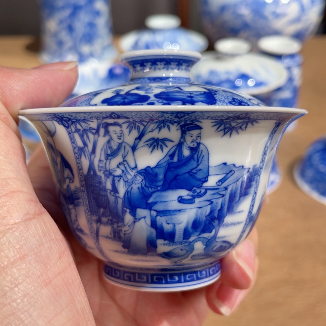 杯 精工细画 仪贤堂制