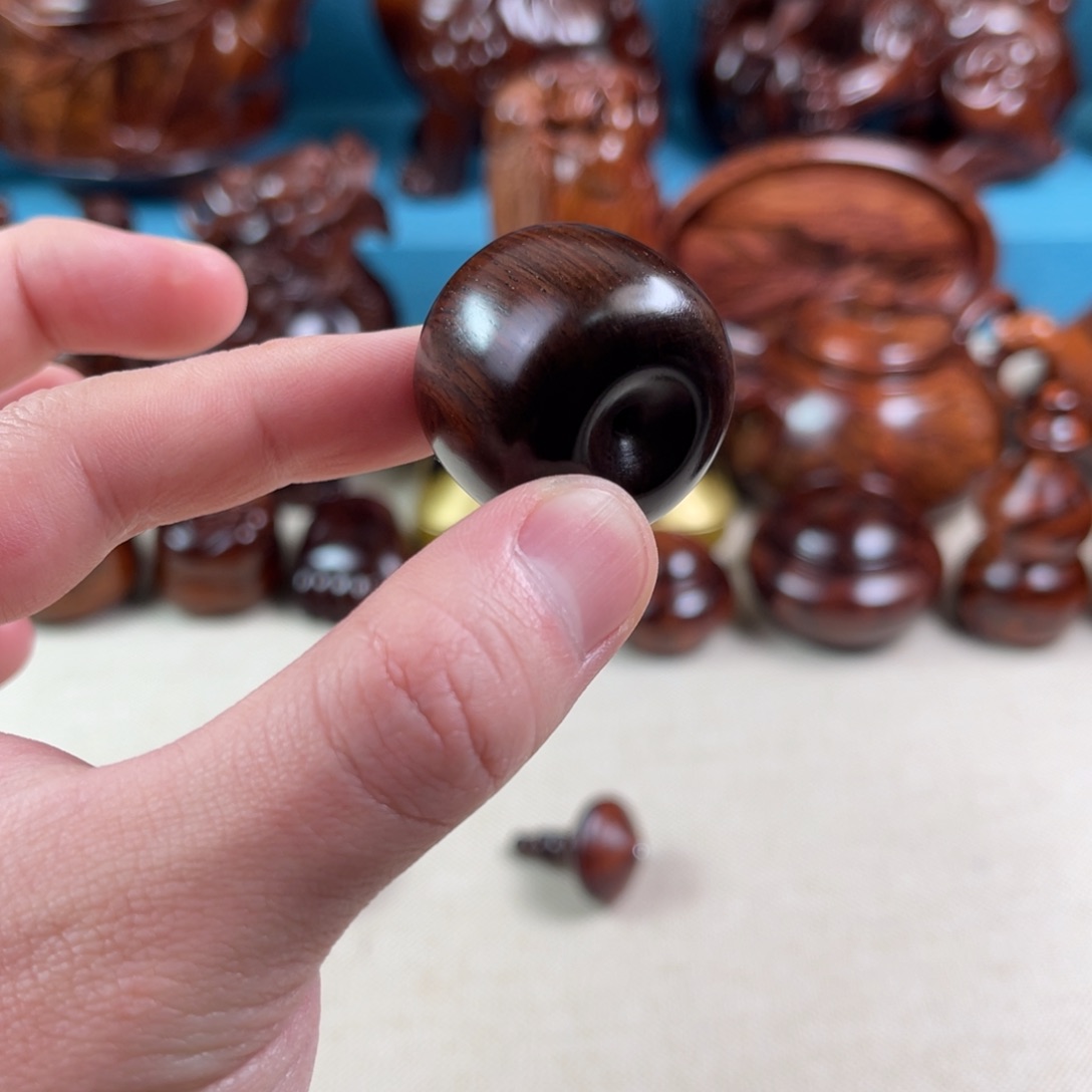 黄花梨/降香黄檀把件平安扣