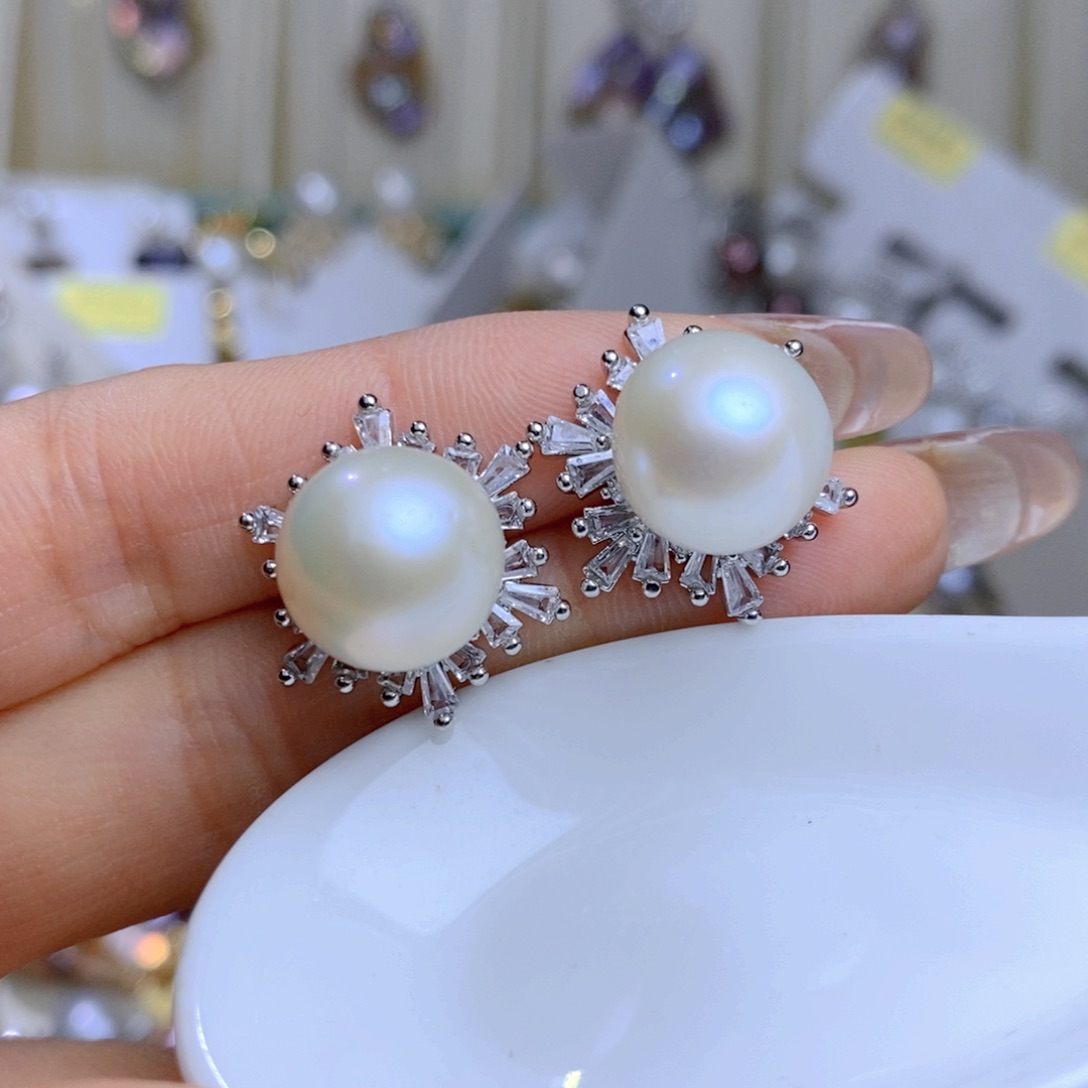 淡水珍珠吊坠合金