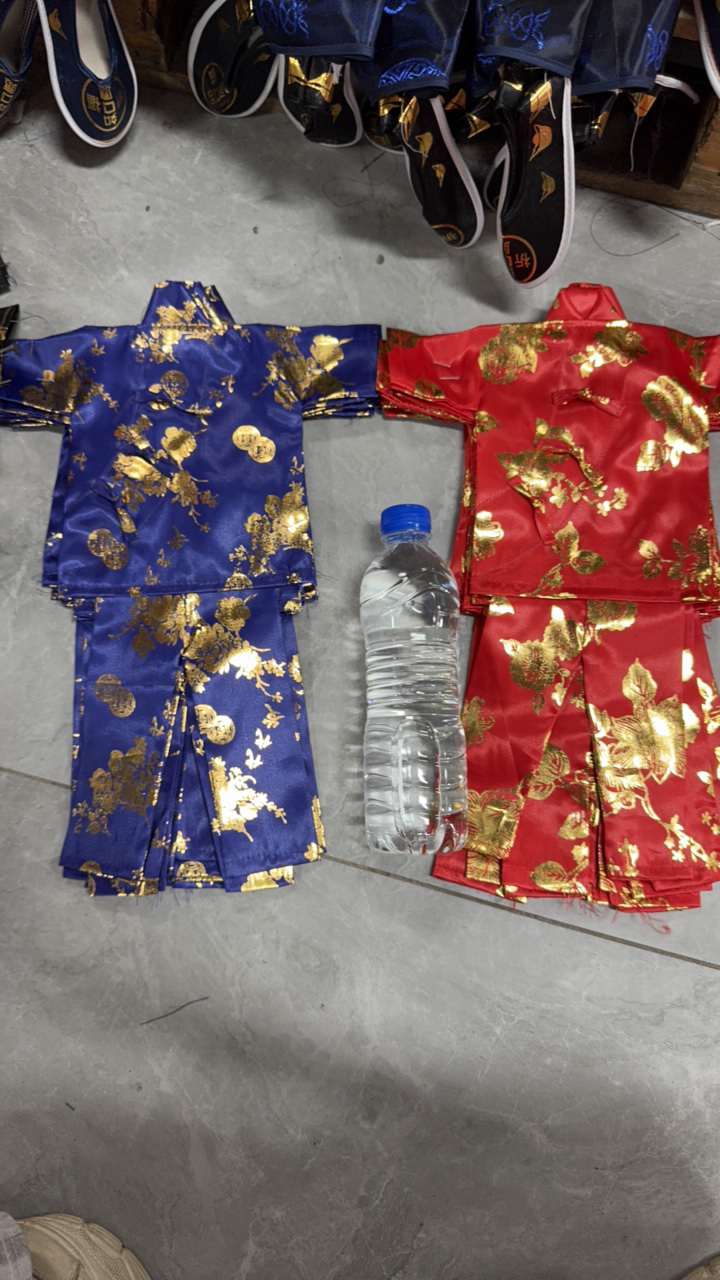 小布衣服十套一打老人衣寒衣思亲节节气用品