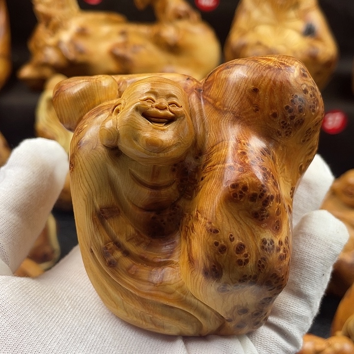 柏木（崖柏）米勒手把件