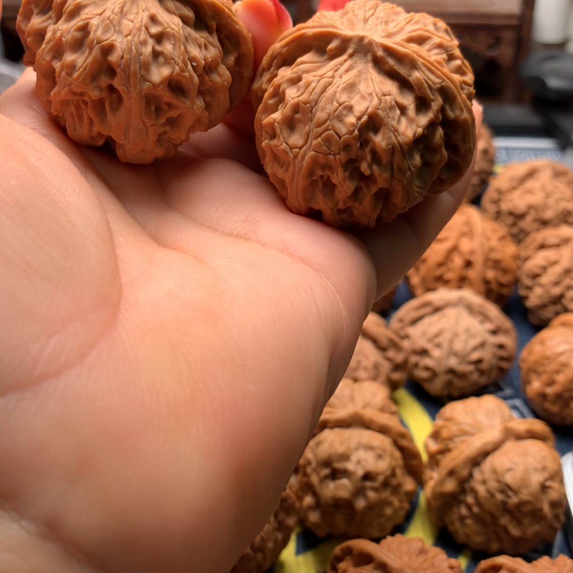 【闪购商品】把件文玩核桃用****4平果43