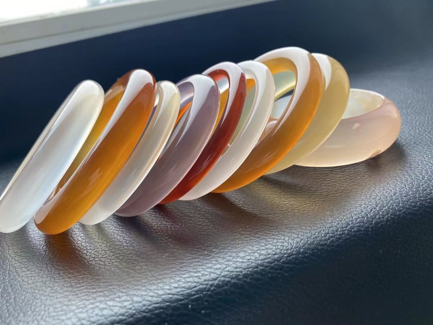 阿冰玛瑙天然巴西玛瑙手镯