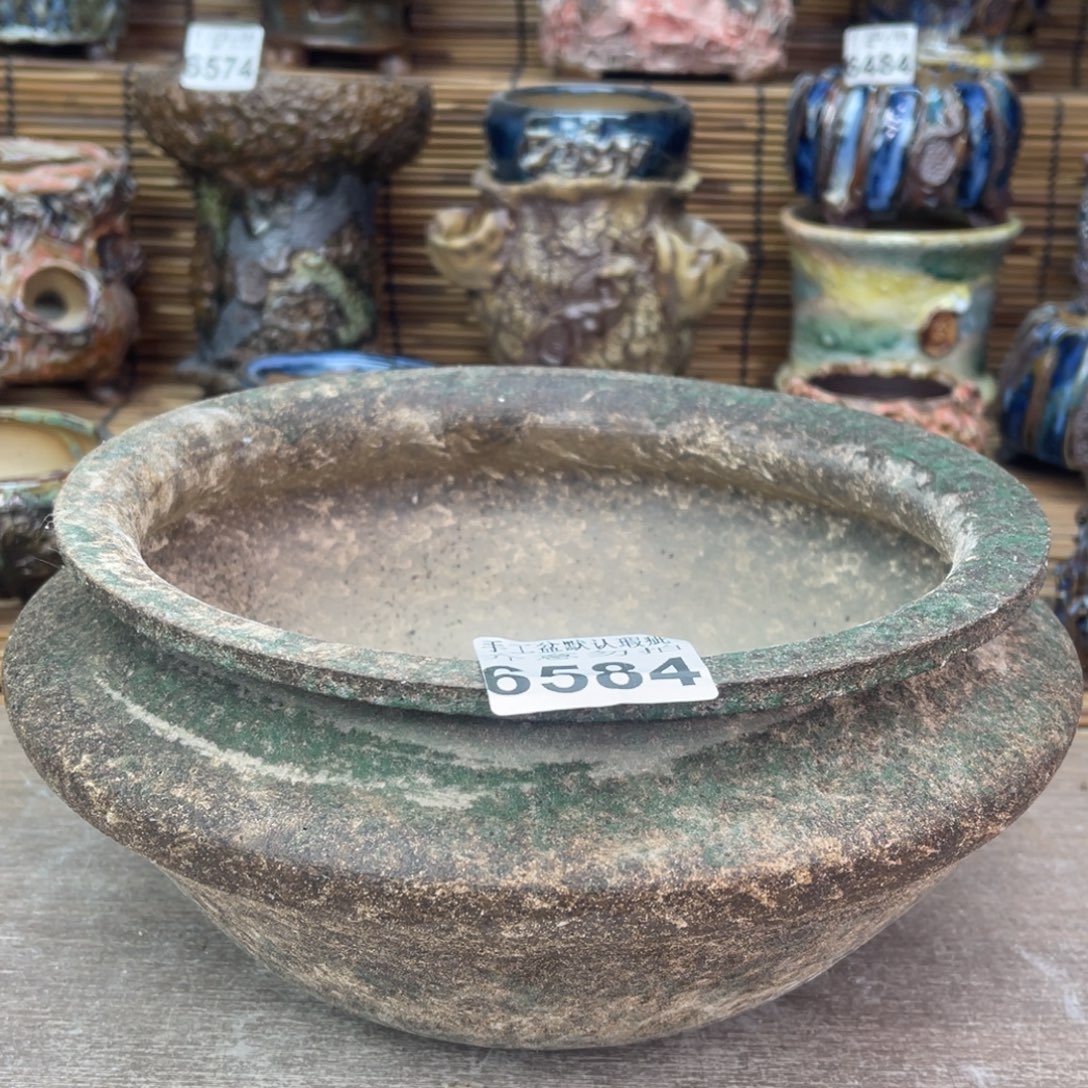 手工花盆默认瑕疵完美者勿拍