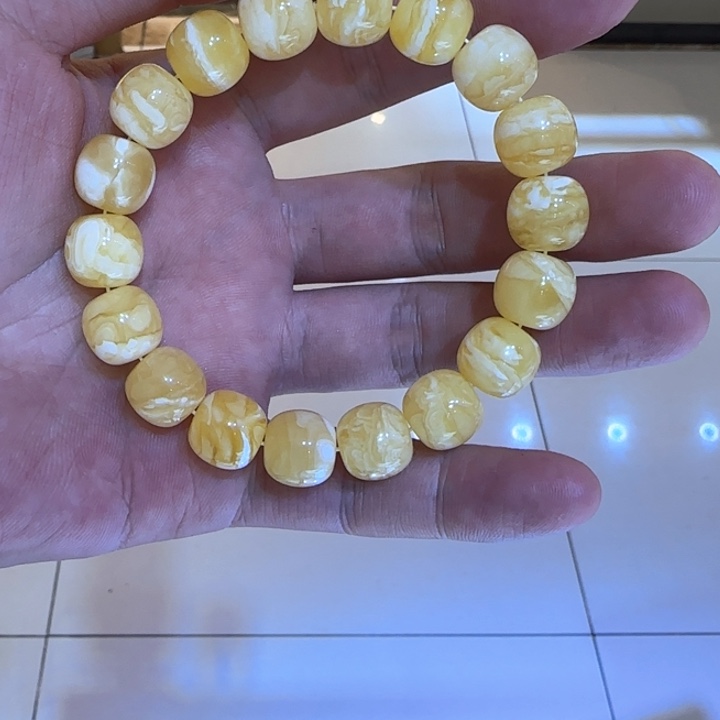 手链琥珀未镶嵌蜜蜡