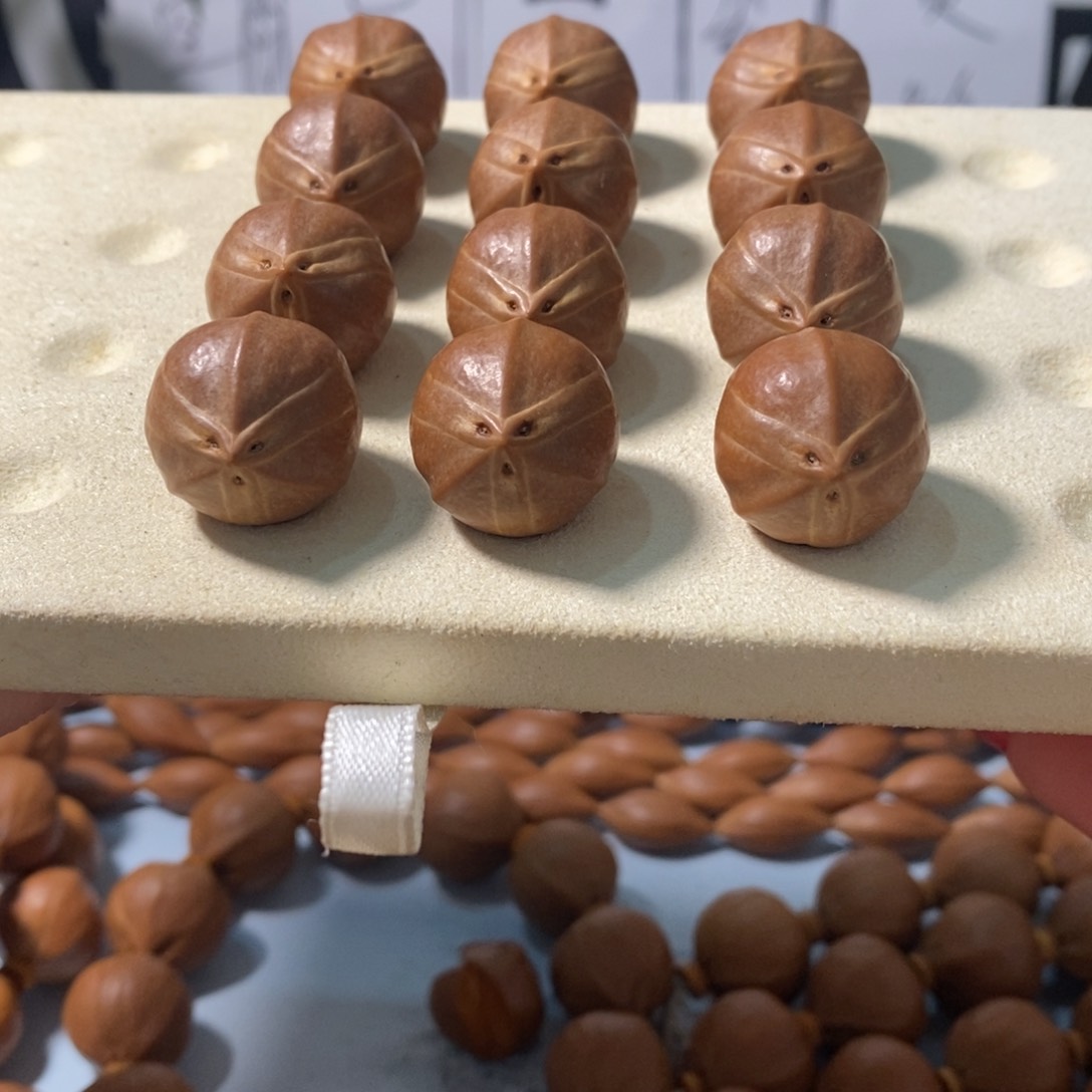 橄榄核手串21202精品蒜头铁核11+1颗+鬼脸