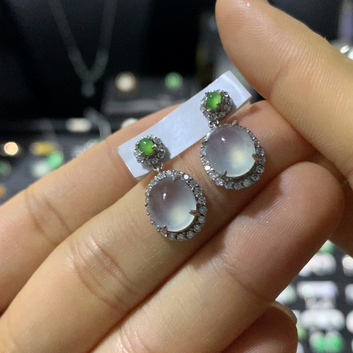 翡翠银S925镶嵌戒指