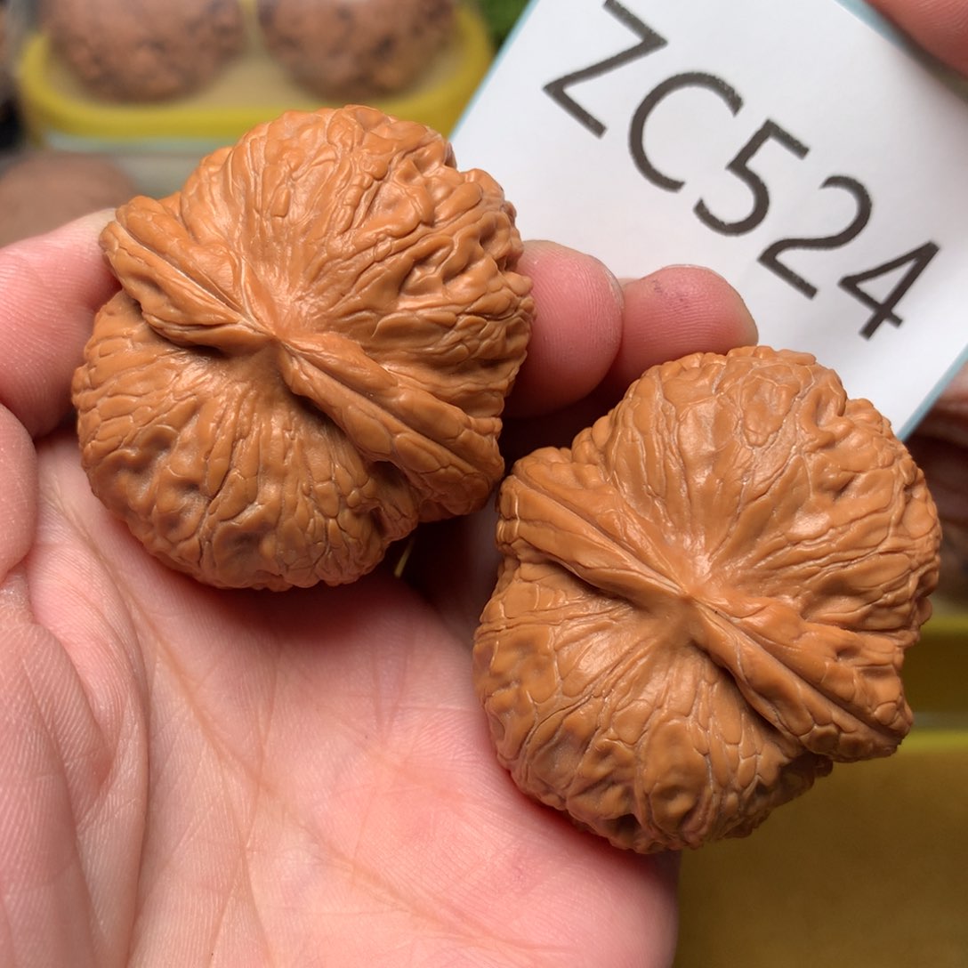 文玩核桃把件层*毕业肉球元宝45