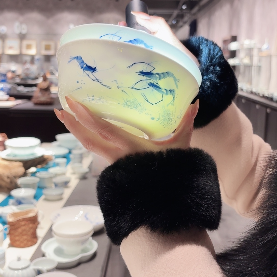 景德镇陶瓷高温青花碗