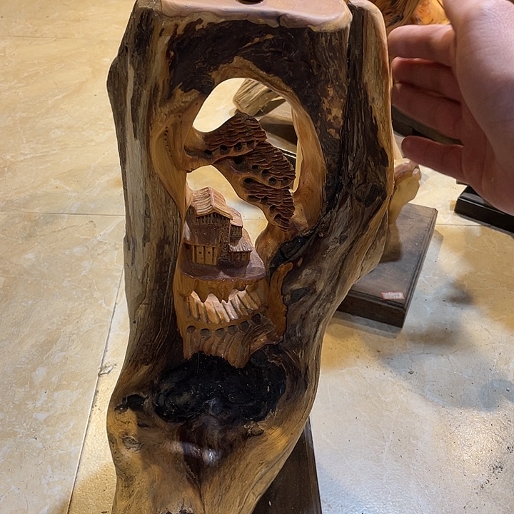 柏木（崖柏）太行崖柏根雕摆件