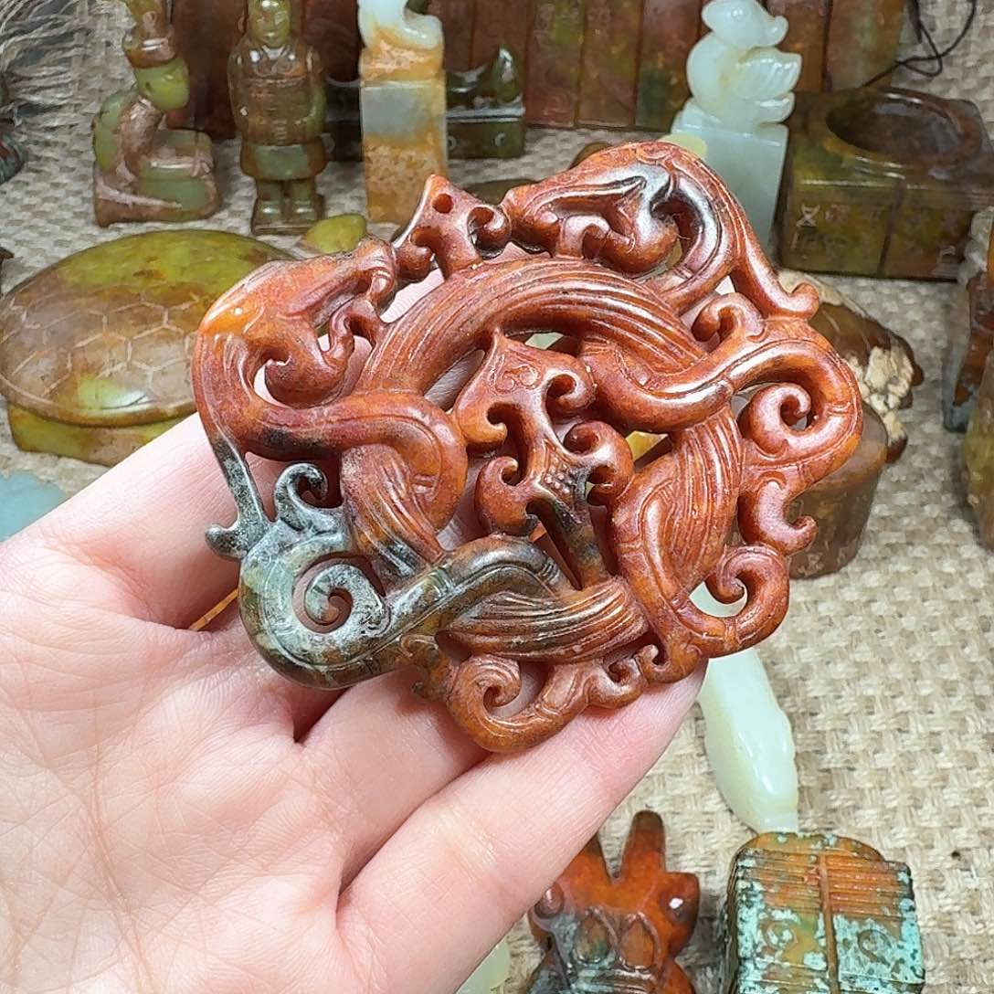 白玉菩提吊坠挂件