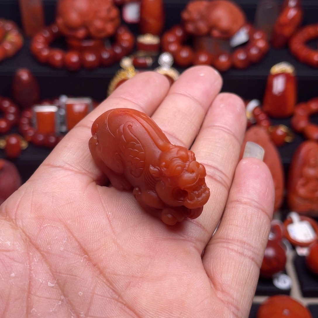 南红玛瑙珠宝奇石未镶嵌吊坠
