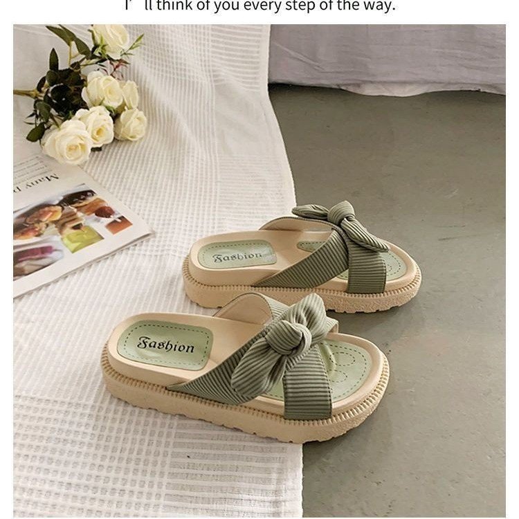 网红凉拖鞋女仙女风夏秋外穿潮流新款时尚百搭外出小众厚底沙滩鞋